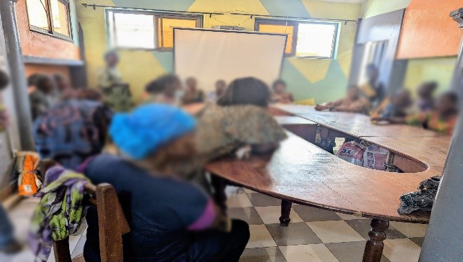 Les mères d'enfants infectés au cours de la séance de CCC à la CMR